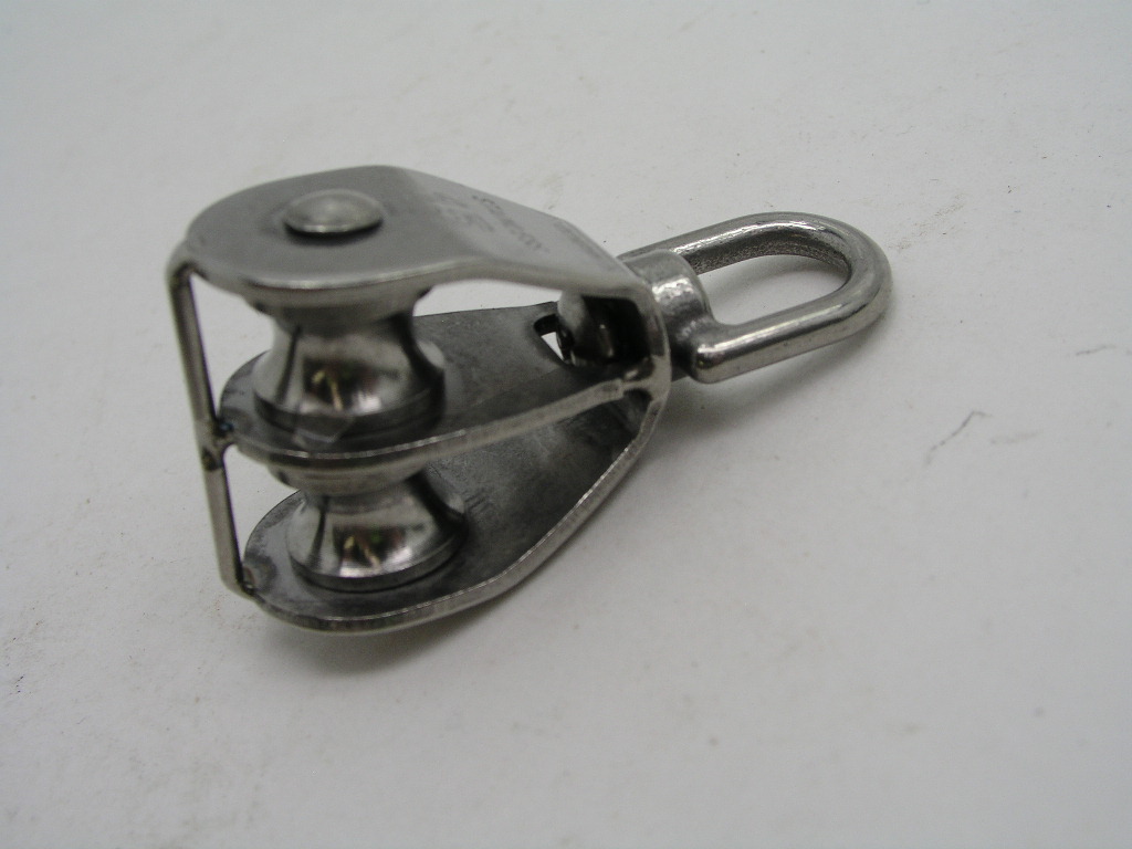 OLYMPUS DIGITAL CAMERA 15mm Diameter Stainless Double Pulley Block - Image 1