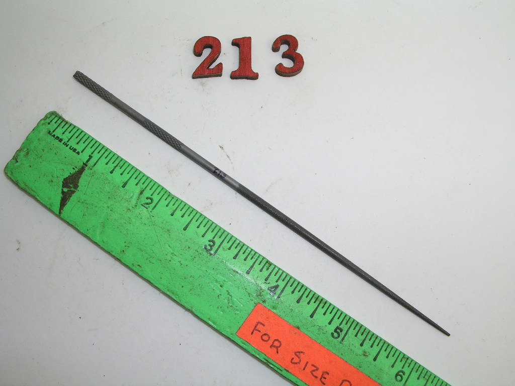 OLYMPUS DIGITAL CAMERA Round Taper Needle File Cut #0 Nicholson, lot 213 - Image 1