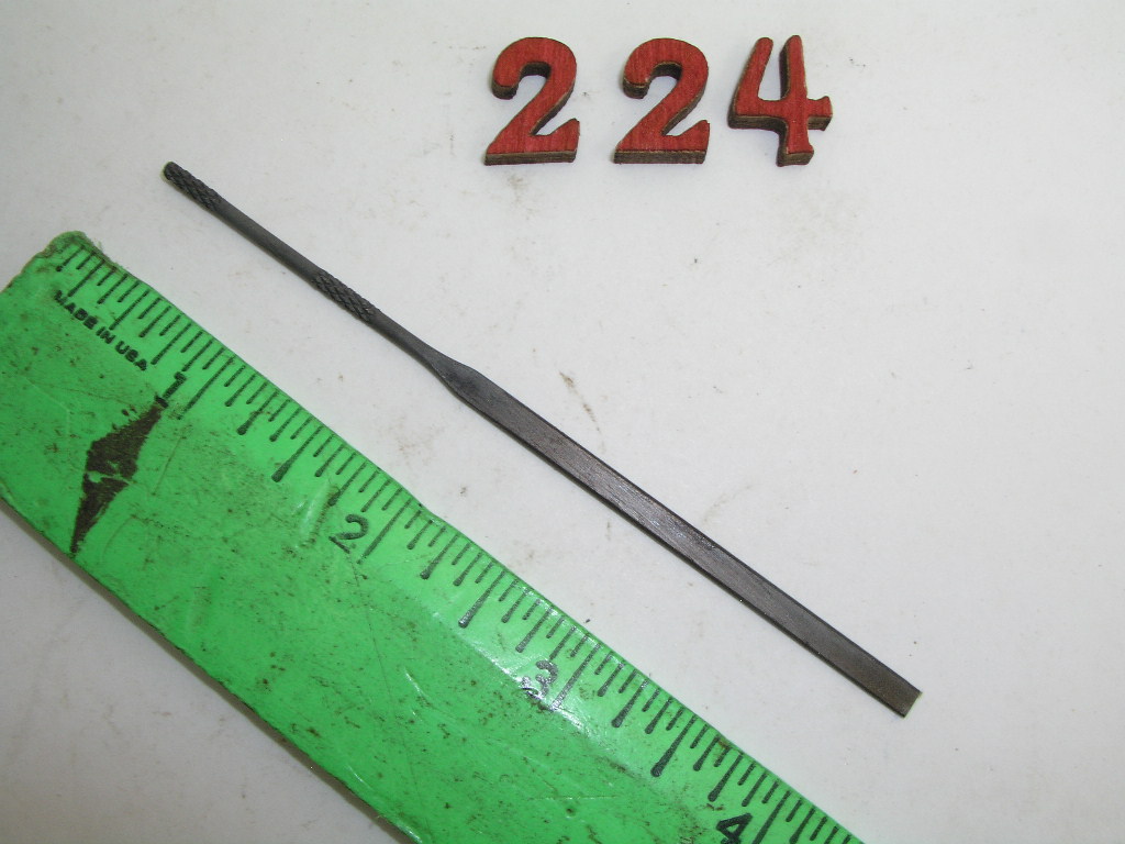 OLYMPUS DIGITAL CAMERA .0365" Slitting Needle File Cut #4 Nicholson USA, lot 224 - Image 1