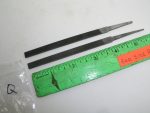 2pcs 9/32 Wide XF Pillar Files Cut #2 & 4 Nicholson USA, Lot Q