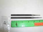 2pcs 9/32 Wide XF Pillar Files Cut #2 & 4 Nicholson USA, Lot Q - Image 3