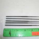 5pcs Pillar Files Cut #00 & #1 AM Swiss, Lot R