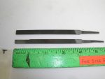 2pcs .275" Wide XF Pillar Files Cut #2 Nicholson USA, Lot T