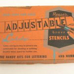 4" Brass Stencil Set