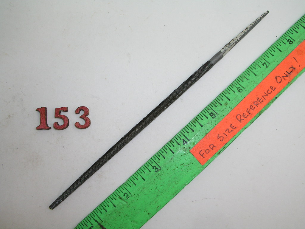 OLYMPUS DIGITAL CAMERA 6" Round Taper File Bastard Heller USA - Image 1