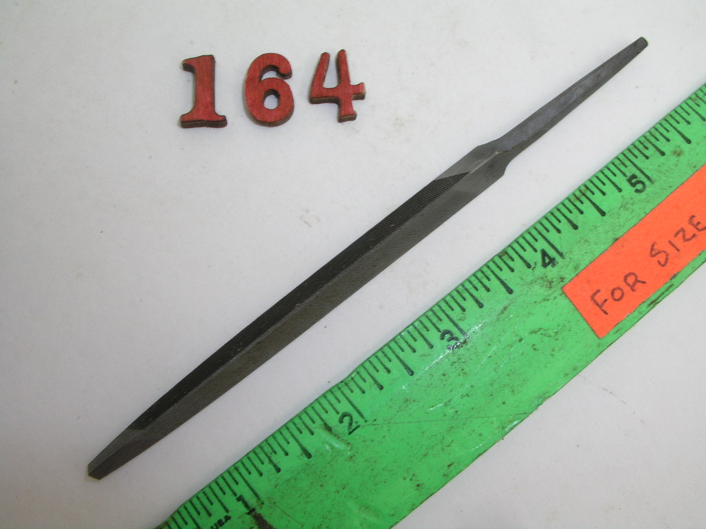 OLYMPUS DIGITAL CAMERA 4" Triangle Regular Taper File Nicholson USA - Image 1