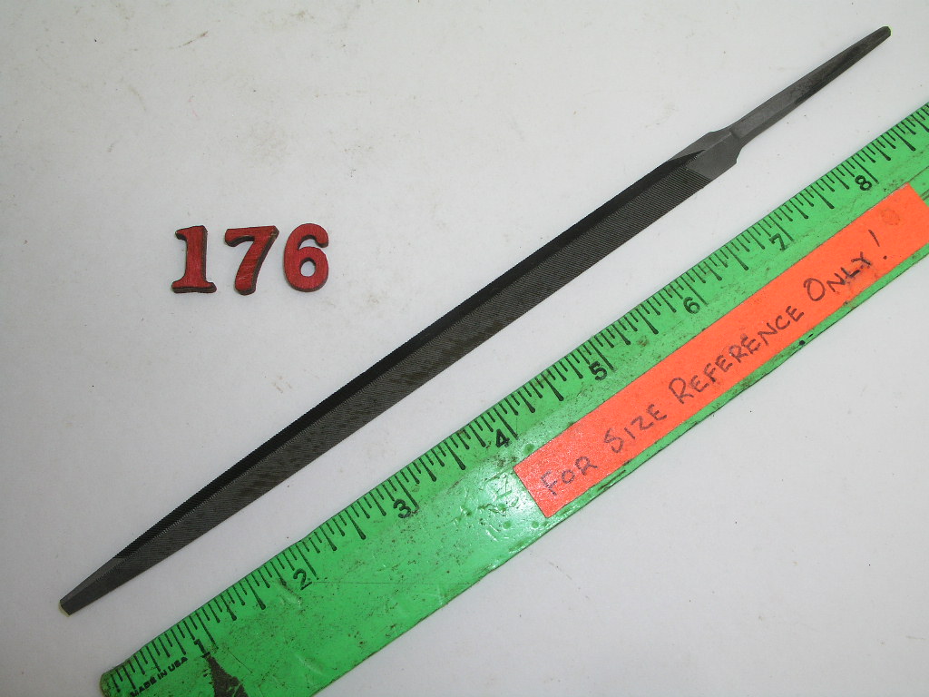OLYMPUS DIGITAL CAMERA 7" Triangle Regular Taper File Atkins USA - Image 1