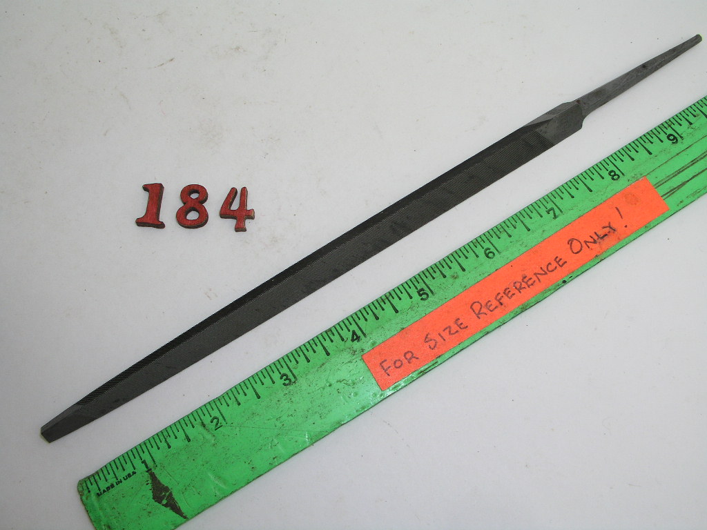 OLYMPUS DIGITAL CAMERA 8" Triangle Slim Taper File Atkins USA - Image 1