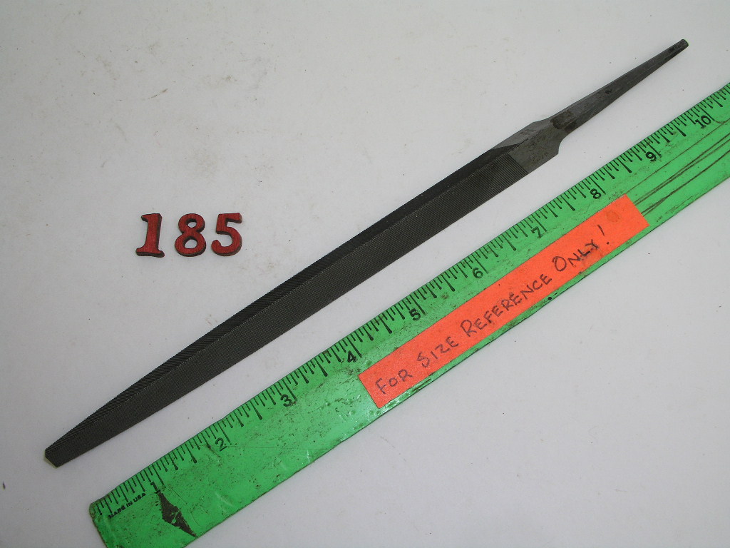 OLYMPUS DIGITAL CAMERA 8" Triangle Slim Taper File Nicholson USA - Image 1