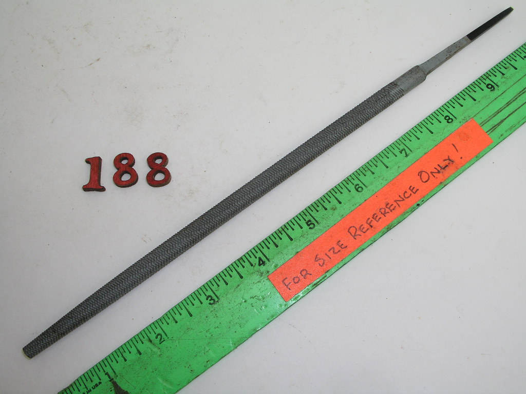 OLYMPUS DIGITAL CAMERA 8" Round Taper File Bastard Fuller - Image 1