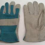 Women's Leather Work Gloves Size Large