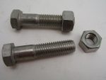 2pcs 5/8" X 2-1/2" Stainless Hex Bolts With Nuts