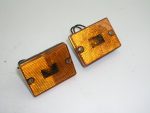 2pcs Rectangular Amber Clearance Running Lights
