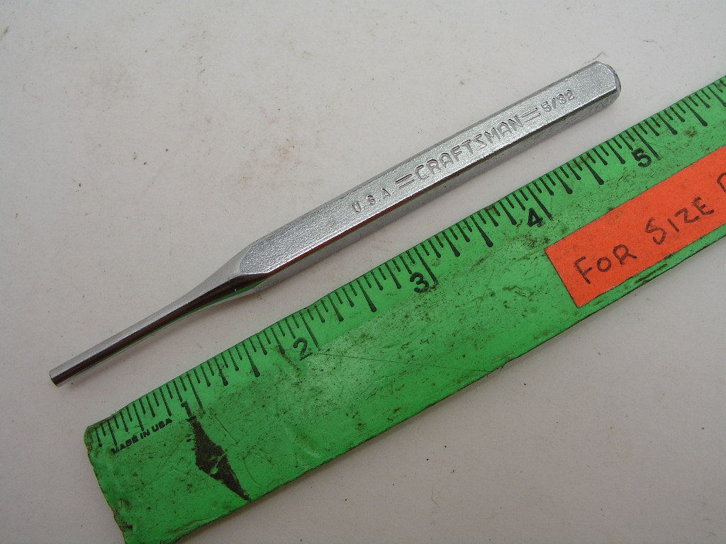 OLYMPUS DIGITAL CAMERA 5/32" Craftsman Pin Punch - Image 1