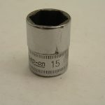 15mm   3/8" Drive 6pt Socket Snap On F151
