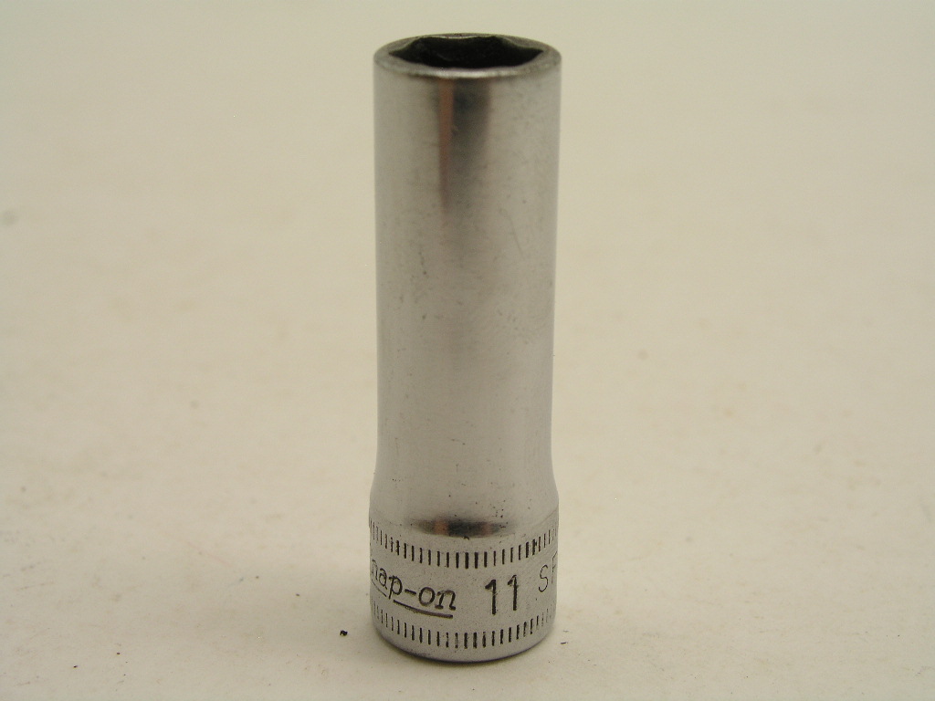 OLYMPUS DIGITAL CAMERA 11mm 3/8" Drive 6pt Deep Socket Snap On SFSM11 - Image 1