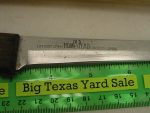 Old Homestead Filet Knife Stainless Wood Handle and Belt Sheath - Image 2