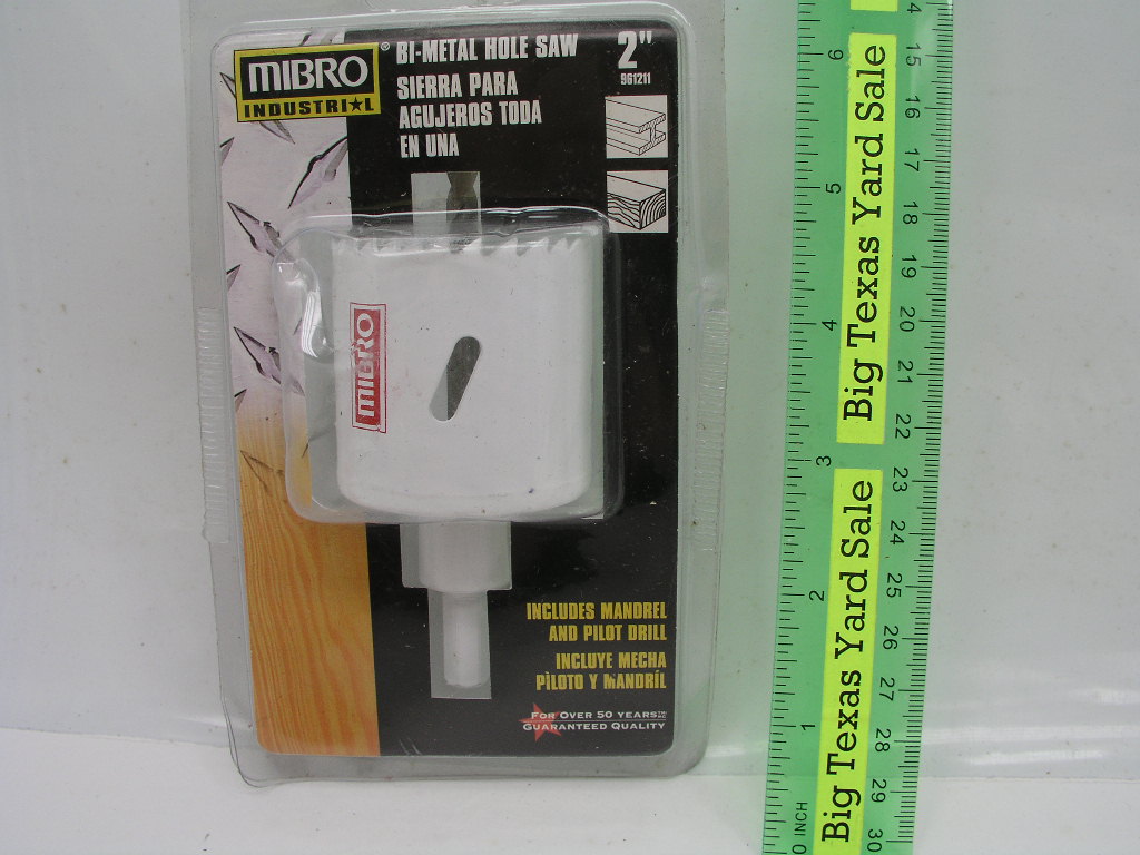 OLYMPUS DIGITAL CAMERA 2" Bi-Metal Hole Saw With Arbor Mibro Industrial - Image 1