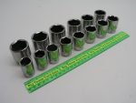 14pc Matco 1/2" Drive Metric Size Socket Set
