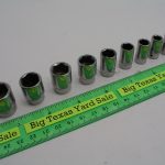 10pc Matco 1/4" Drive Metric Size Socket Set