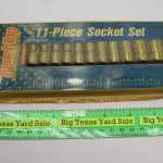 11pc Inch Socket Set 1/4" Drive