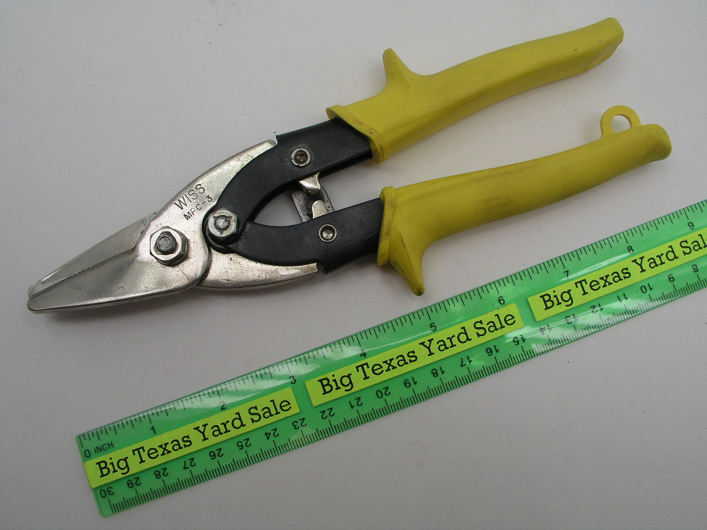 OLYMPUS DIGITAL CAMERA Compound Aviation Tin Snips Straight Cut Wiss MPC-3 - Image 1
