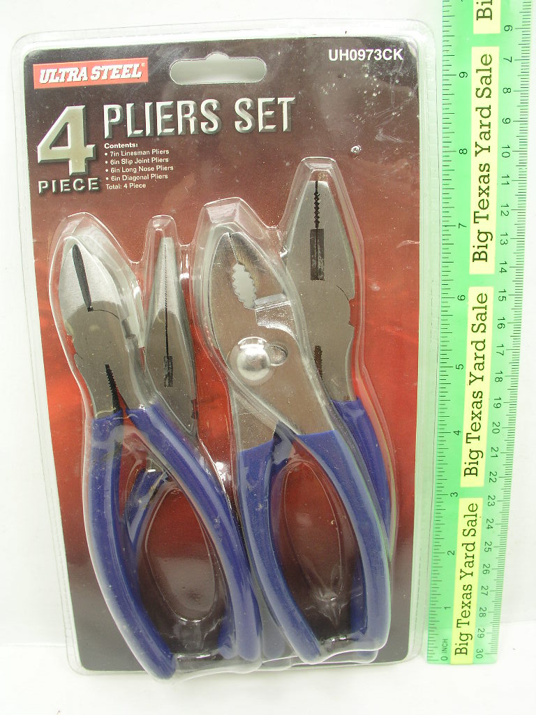 OLYMPUS DIGITAL CAMERA 4pc Plier Set Ultra Steel UH0973CK - Image 1
