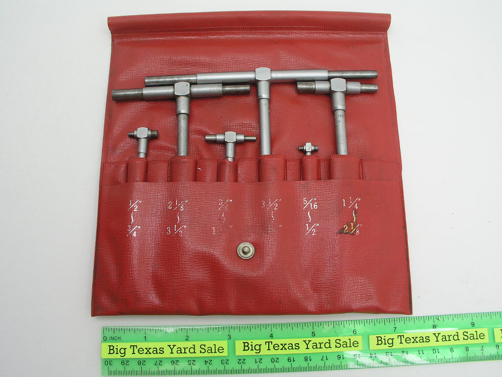 OLYMPUS DIGITAL CAMERA 6pc Telescoping Snap Gauge Set Mitutoyo - Image 1