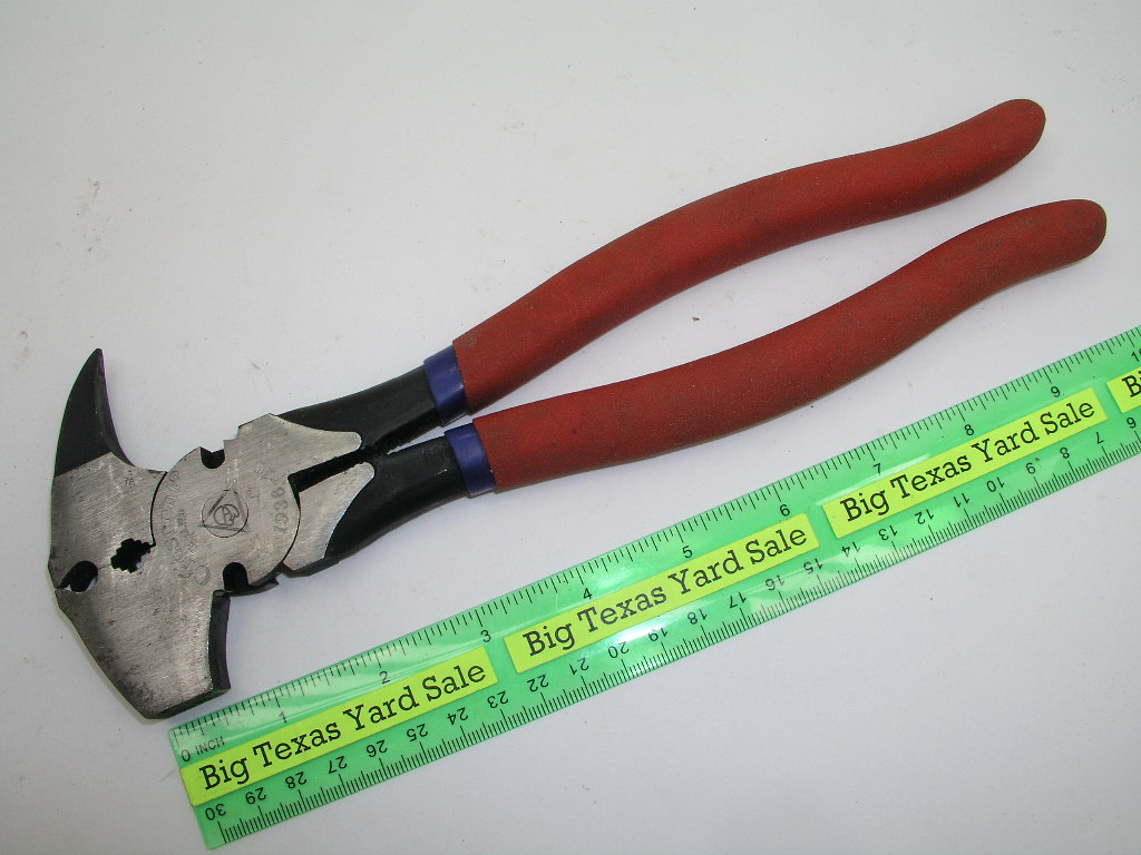 OLYMPUS DIGITAL CAMERA Crescent Fence Pliers 1936-10 - Image 1