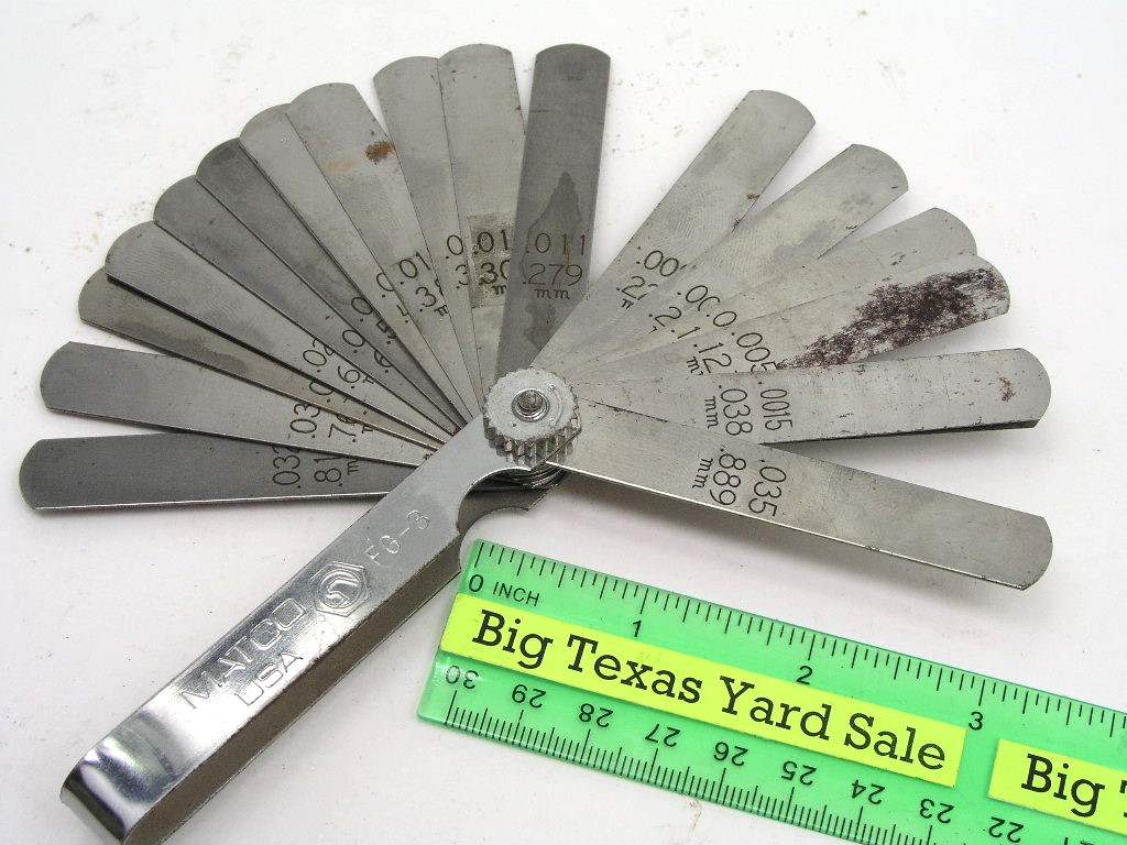 OLYMPUS DIGITAL CAMERA Feeler Gauge Set Matco FG-3 - Image 1