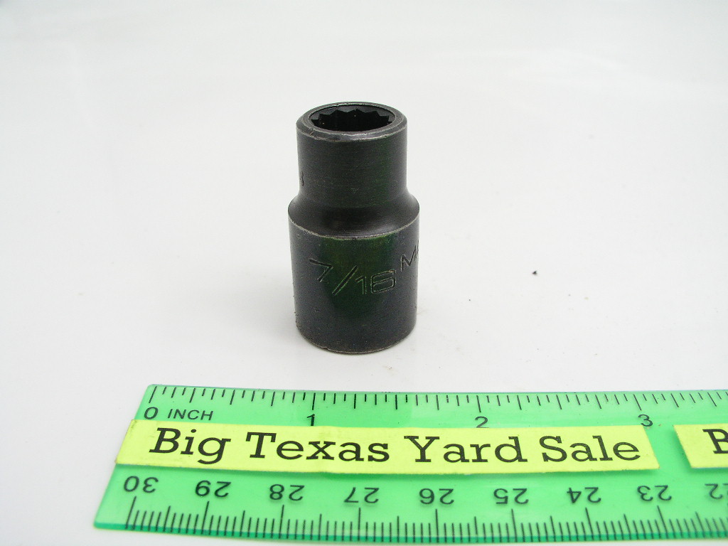 OLYMPUS DIGITAL CAMERA 7/16" Matco 1/2" Drive 12pt Impact Socket CP142 - Image 1