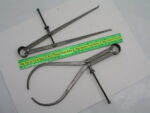 11" Leg Massachusetts Tool Company Inside and Outside Bow Caliper Set