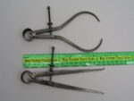 7" Leg Starrett Inside and Outside Bow Caliper Set