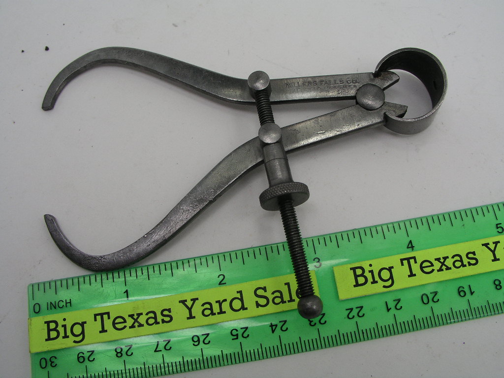 OLYMPUS DIGITAL CAMERA 5" Miller Falls Bow Spring Outside Caliper - Image 1