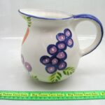 Orchard Jubilee Pattern Large Water Pitcher by Artists Touch