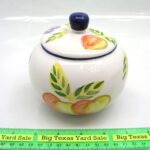 Orchard Jubilee Pattern Sugar Bowl with Top by Artists Touch