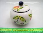 Orchard Jubilee Pattern Sugar Bowl with Top by Artists Touch - Image 3